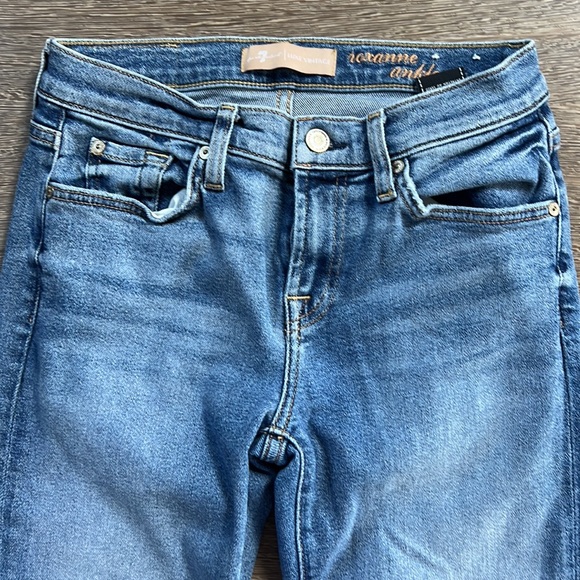 7 for all mankind Roxanne Ankle luxe vintage sz 26 - Picture 5 of 10